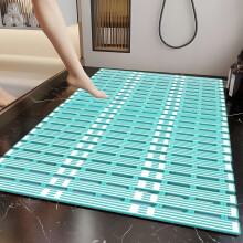 Tapis de bain antidérapant avec ventouses murales, ABS, facile à nettoyer, forte absorption d'eau, tapis de bain sûr – Compatible avec les