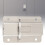 Home Security Locks, Spring Latch Hardware for Toilets Shower Cubicles, High-quality Anti-rust Stainless Iron Material with Smooth Surface, Surface 5