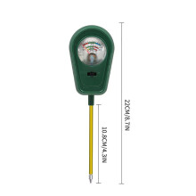 Kit de teste de solo 3 em 1: Medidor de umidade, pH e fertilidade – Sem bateria, mostrador grande – Compatível com jardim, gramado, fazenda,