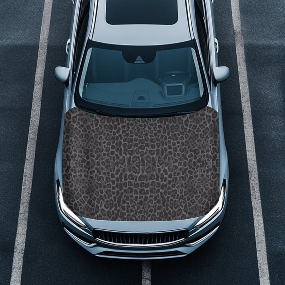 Cow Print Polyester Universal Car Hood Cover Â Compatible With Most Sedans, Trucks, Suvs & Pickups Pink 9405492385634