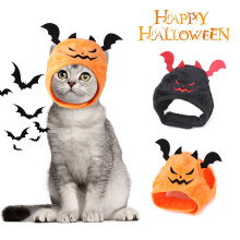 Lemmikkien päähineet Superpehmeät tuulenpitävät Halloween-tyyliset parannukset tunnelmaan Kissan pehmohattu Lemmikkien cosplay-päähineet