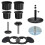 Sun umbrella base bracket accessories plastic pipe sleeve fixing screws 1