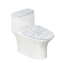Ensemble de 2 couvercles de cuvette de toilette camouflage gris