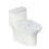 Ensemble de 2 couvercles de cuvette de toilette camouflage gris 1