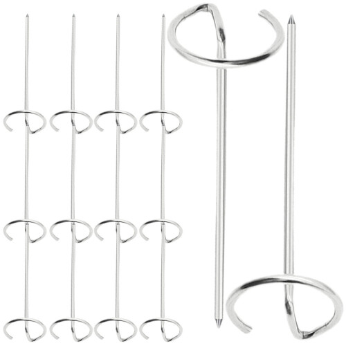 36Pièces Brochettes Pour Viande Acier Inoxydable Design Compact Argent 1