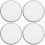 4Pièces Peaux De Tambour Percussion Blanches Pour Usage Domestique 6