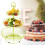 Practical Elegance, 3-Tier Fruit Basket with Easy Assembly Fruit Stand, Decorative Kitchen Accessory for Space-Saving Storage, High-Quality Metal 4