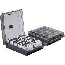 Business Card Box, 1000 Card Capacity Business Card Storage Box with A-z Index