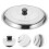 2Pcs Assorted Color Stainless Steel Pan Lids for Home Cookware Use 9