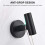 Matte Black Towel Hooks 304 Stainless Steel 4-Pack 5