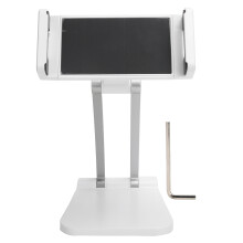 Multi-Angle Foldable Tablet Stand, Lightweight Aluminum Alloy Stand for All Smartphones and Tablets Eye-Level Support Non-Slip Base Stable