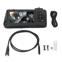 Dual Lens Industrial Endoscope With1080P HD Display IP67Waterproof Snake Camera For Automotive HVAC And Home Appliance Inspections LCD Monitor
