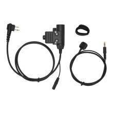 Waterproof Moisture Proof Tactical PTT Military Adapter Push To Talk For Motorola GP88GP300GP3688Throat Mic Headset Lightweight Neckband Noise