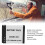 Camera Replacement Battery 3.7V 1100mAh Lithium Ion Rechargeable 2