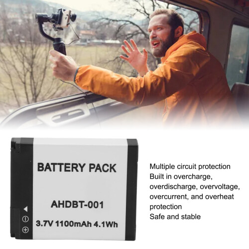 3.7V 1100mAh 4.1Wh AHDBT 001 Camera Battery 2