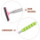 Car Side Mirror Squeegee Cleaner 3 pcs Assorted Colors 8