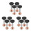 12Pièces Support De Lit En Métal Noir Ajustable Antivibrations 4