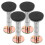 12Pièces Support De Lit En Métal Noir Ajustable Antivibrations 8