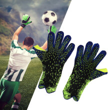 Verdickte Latex-Fußballtorwart-Handschuhe fluoreszierend, Größe 6, rutschfest