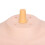 Washable Reusable PVC Mannequin Shoulder Model with Head and Bust Platform 6