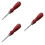 3Pièces Outils Biseauteurs Artisanat Cuir Durable Manche Bois Marron 7