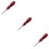 3Pièces Outils Biseauteurs Artisanat Cuir Durable Manche Bois Marron 9