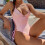 Women's Polyester One-Piece Swimsuit Breathable 4