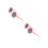 2Stk Klappbare Kinder Sonnenbrillen Pink Modeaccessoire Ac 9