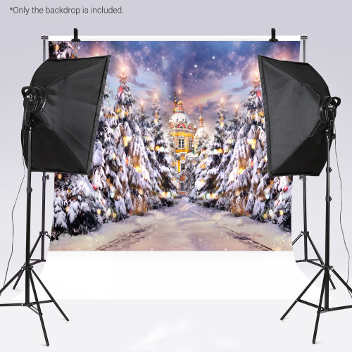W-192 Christmas Backdrop 2.1m x 1.5m / 7x5ft 1