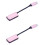 2Pcs 2-in-1 Type Converter Earphone Adapter 5