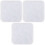 100Pcs White Earring Accessories Easy Carry Earring Back Stopping 3