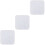 100Pcs White Earring Accessories Easy Carry Earring Back Stopping 5