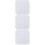 100Pcs White Earring Accessories Easy Carry Earring Back Stopping 8