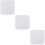 100Pcs White Earring Accessories Easy Carry Earring Back Stopping 9