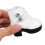 1Paire Bottes PU Blanches Pour Bottes Hautes Miniatures Mode 8