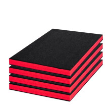 Werkzeugkasten-Schaumstoff, 4er-Pack, 40,6 X 30,5 X 3,8 cm, Schaumstoffeinlagen für Koffer, Polyethylen-Aufbewahrungsplatten für Hartschalenkoffer