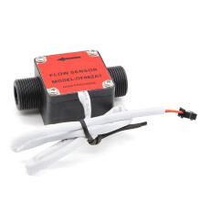 Gear Flow Meter 3/4inch, Hall Flow Sensor for Honey Milk Oil Detergent Washing Machine Dishwasher