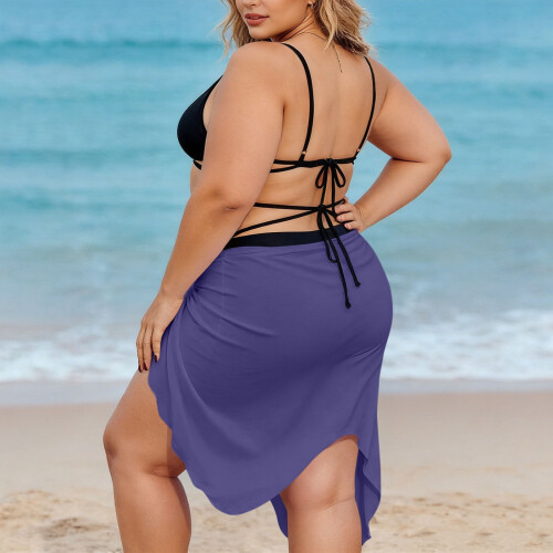 Women's Spaghetti Strap Wrap Dress Lightweight Beach 2