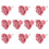 10 Pcs Ceramic Vintage Floral Rose Flower Door Knobs Handle Drawer Kitchen + Screws () 1