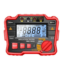Aneng Medidores de Resistência de Isolamento MH16 Alta Precisão AC/ Voltagem Ohm 2500V Testador Display Resistor Testes Megôhmetro Ferramentas