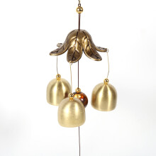 Metal Butterfly Wind Chime Door & Window Decor - 45cm, Green