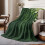 Κουβέρτα φανέλας Cozy Green Sheep & Lamb – Μαλακή, Αναπνέουσα 100% Πολυεστέρας, Πλένεται στο 5