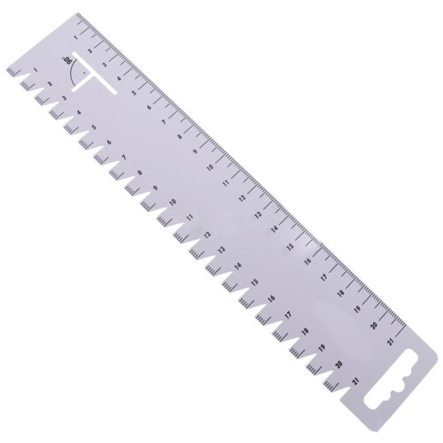High-Quality Plastic Ruler Set for Sewing & Quilting, 21cm, Compatible with Patchwork Tools 1