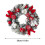 Artificial Christmas Wreath Frosted Pine Branches 2