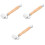 3Pcs Wallpaper Roller with Wood Handle Seam Roller for Smooth Finish 4