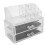 Glamorous Clear Acrylic Two-Tier Organizer, Functional Convenient For Your Needs, Stylish Durable Construction 2