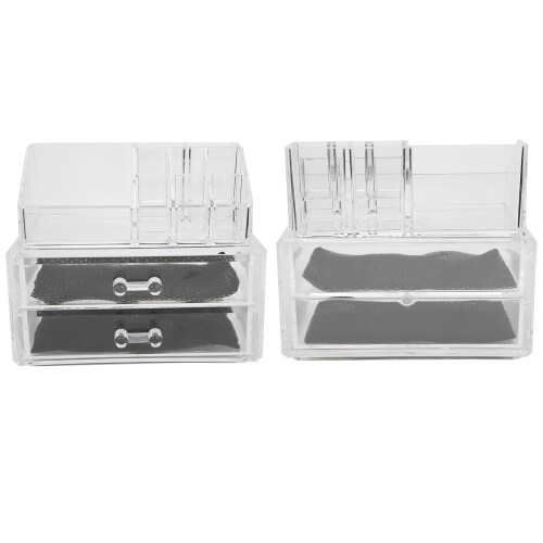 Make-up Organizer Set durchsichtig