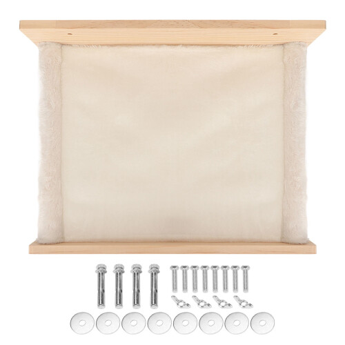 Wall‑Mounted Cat Hammock Bed – Breathable, Washable, Space‑Saving Window Perch for All Seasons 1