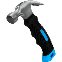 Claw Hammer Small Hammer Camping Hammer with Anti-Slip Stubby Handle for Women DIY Indoor Outdoor Use