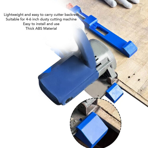 Compact Adjustable Circular Saw Base Guide – Lightweight ABS Clamp for 4‑6" Dust Cutting Saws, Secure Lock & Safety Features 2